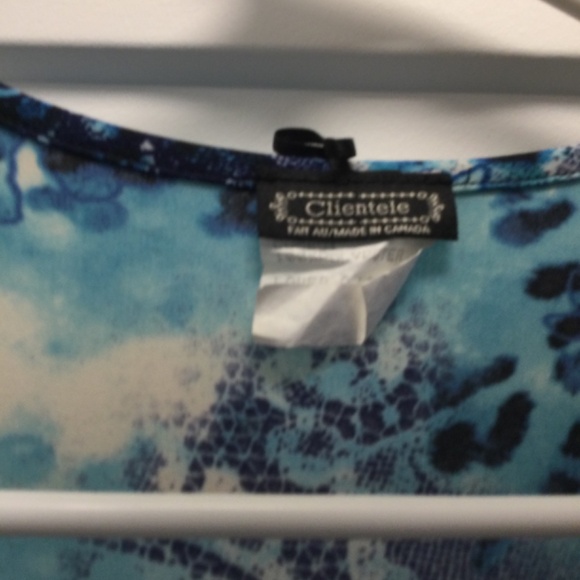 Lovely Blue/black Casual Top - Picture 5 of 6